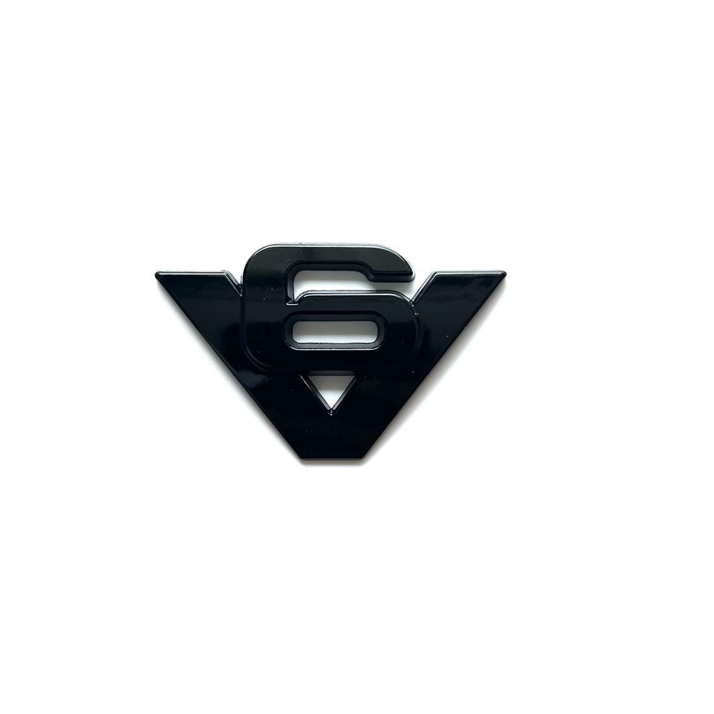3D Metal Car Styling V6 V8 Displacement logo Fender trunk Rear Decal Emblem Badge Sticker