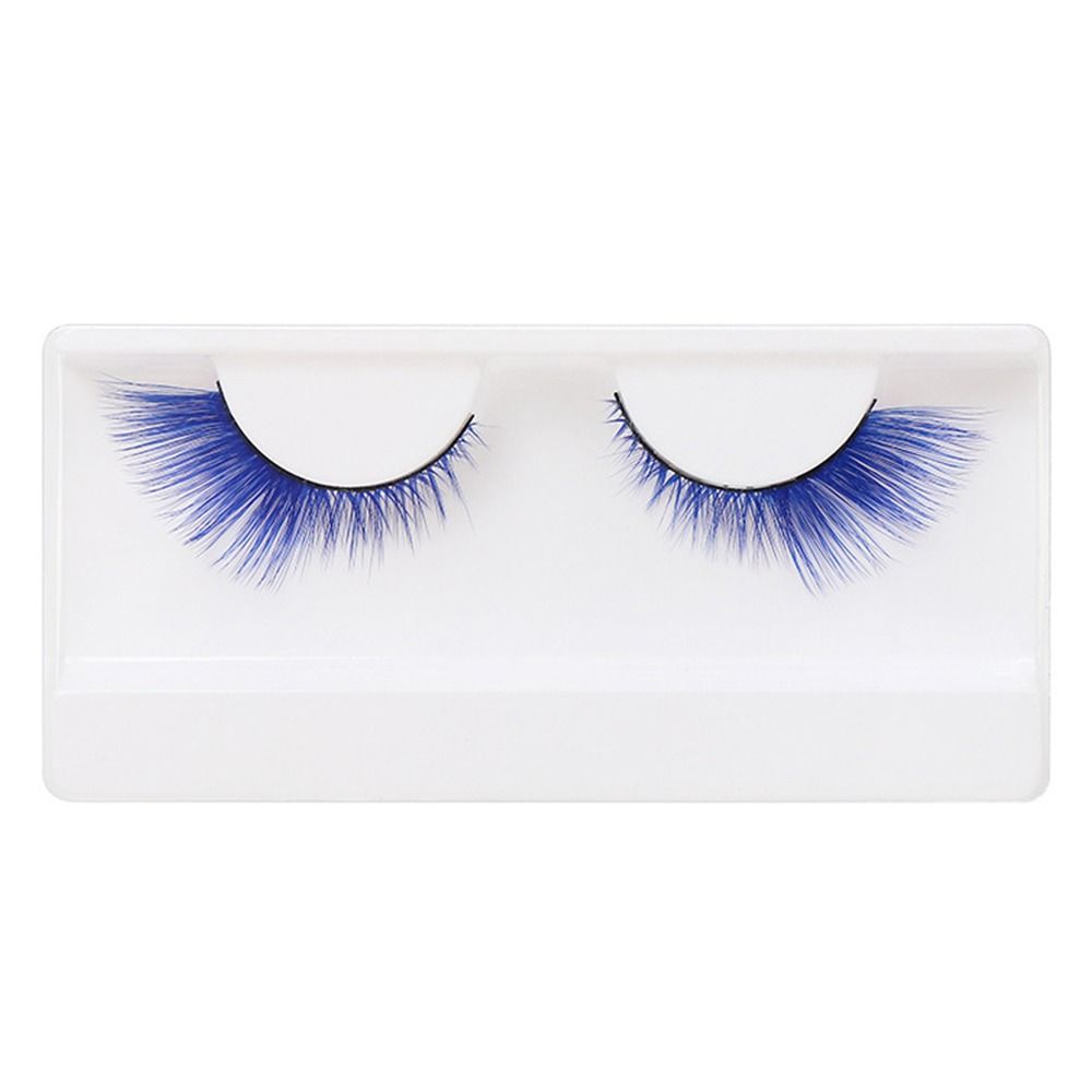 1 Pairs Masquerade Colorful False Eyelashes Eyelash Extension for Cosplay Party Stage Masquerade