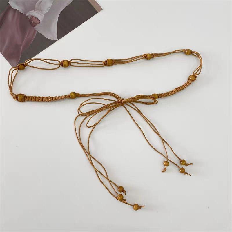 Женский пояс ручной работы в стиле бохо — универсальный классический стиль для юбок и рубашек