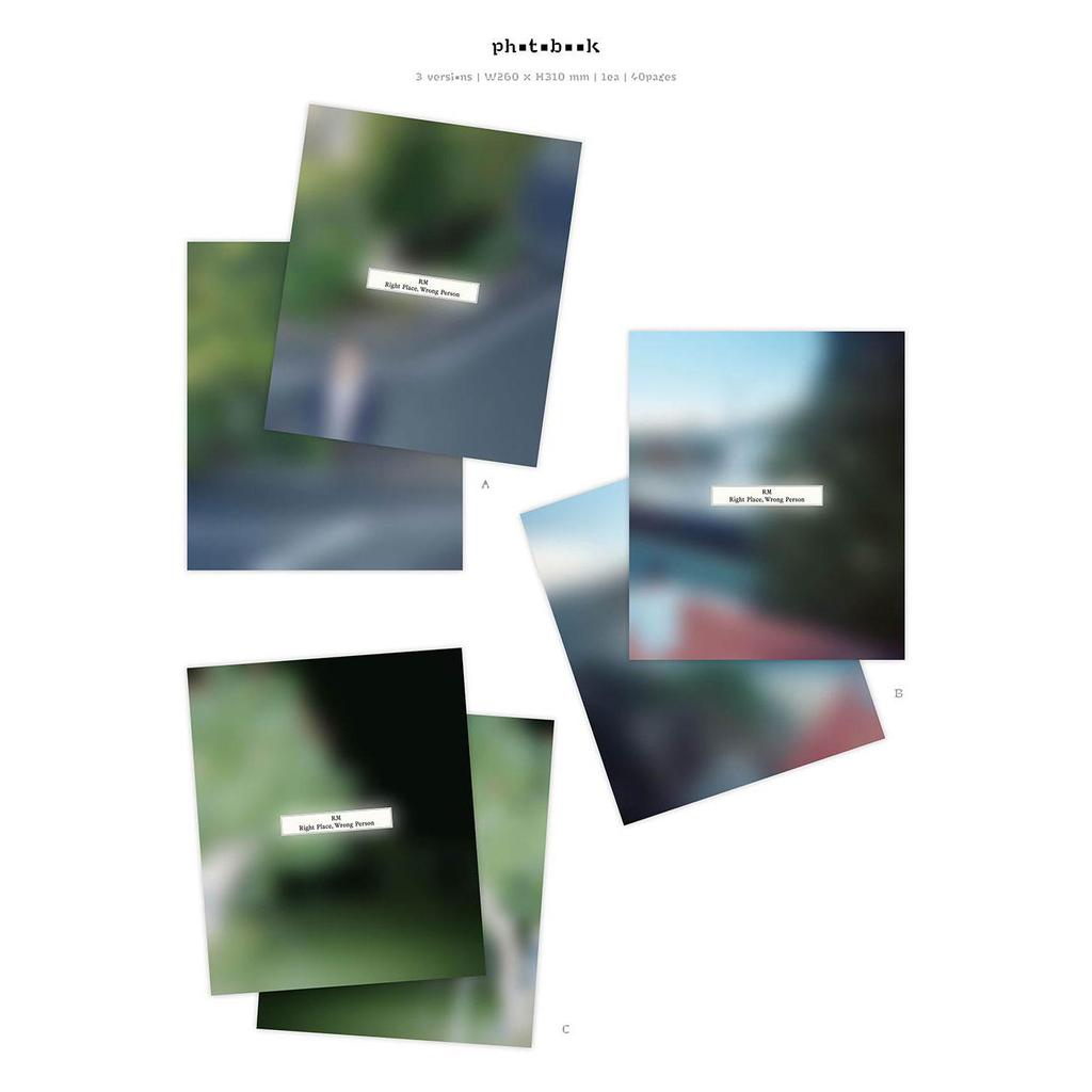 [Pre-order] RM (BTS) 'Right Place, Wrong Person'