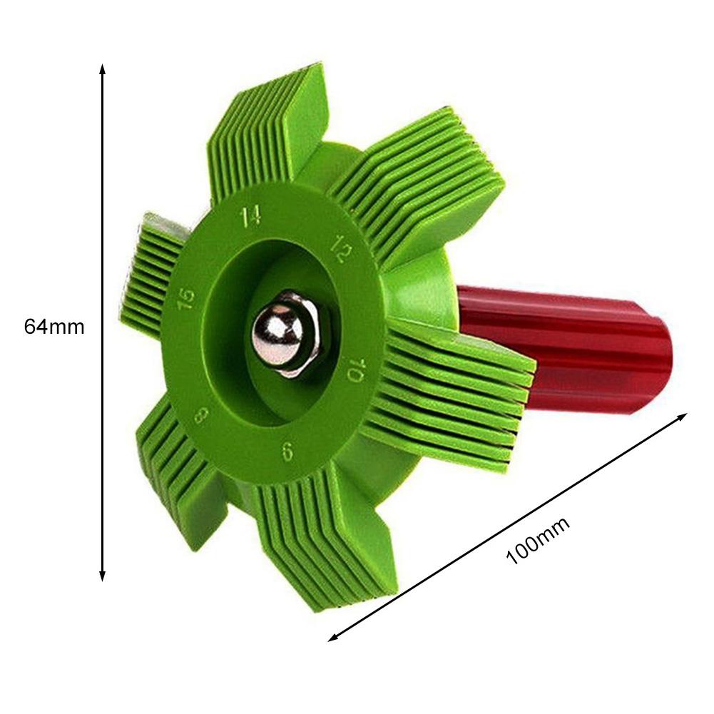 Univers Air Conditioning Fin Comb Plastic/Stainless Steel Condenser Radiator Fin Brush Fin Comb Kits Repair Cleaning Tools