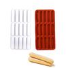 15 Hole Dessert Cake Mold Silicone Ice Cream Mold Durable Finger Biscuit Mould  Home Baking Tools