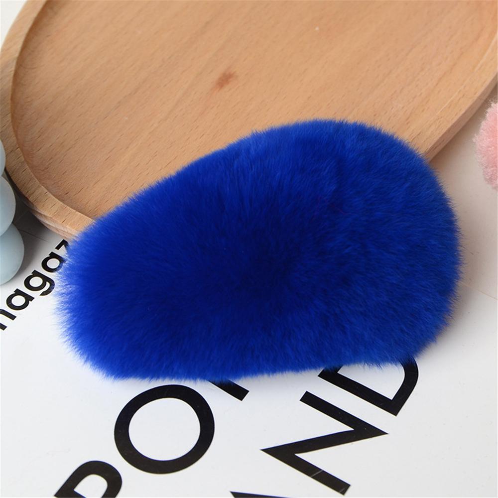 1/3 шт. Зимняя милая пушистая заколка для волос для женщин и девочек, однотонная боковая заколка для волос, BB-заколка, милая плюшевая заколка для волос, цветной аксессуар для волос