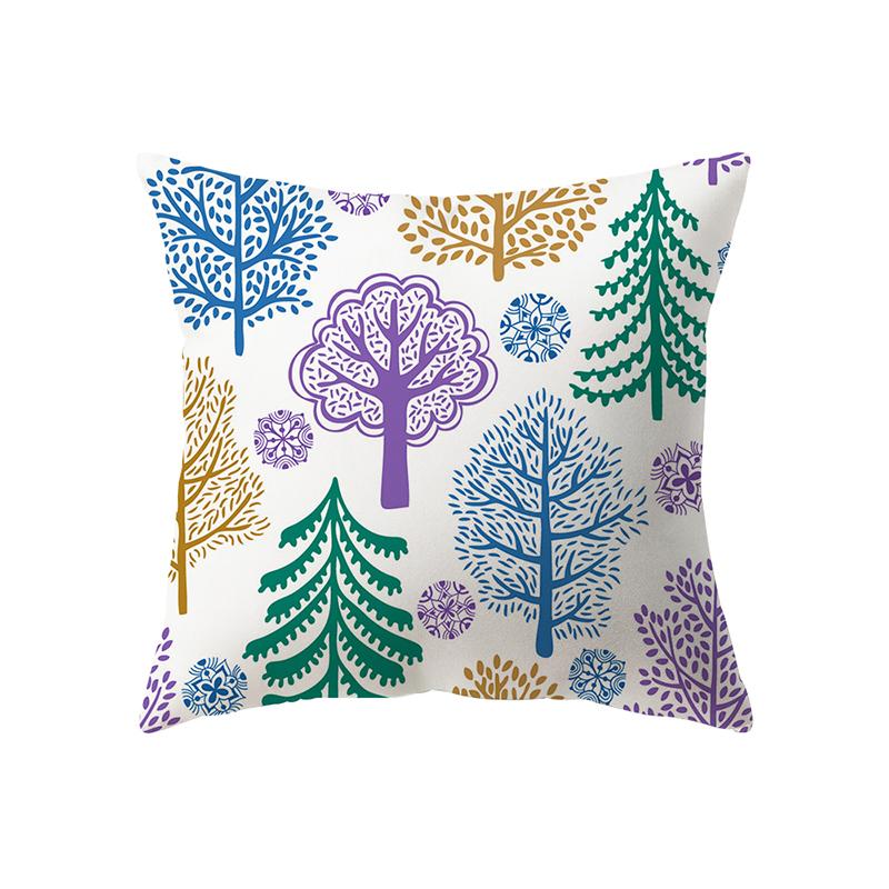 Рождественская тема Рождественские украшения с принтом наволочка для дома, гостиной, украшения дивана, подушка, наволочка