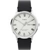 Timex Men's Waterbury Traditional, Black/White/Stainless Steel. One Size, 40mm Waterbury Classic Watch.