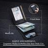 Кошелек из углеродного волокна и кожи с RFID-защитой: Многослотовый, Зажим для денег, Кошелек для монет, Защита от кражи, Мужской держатель для карт.