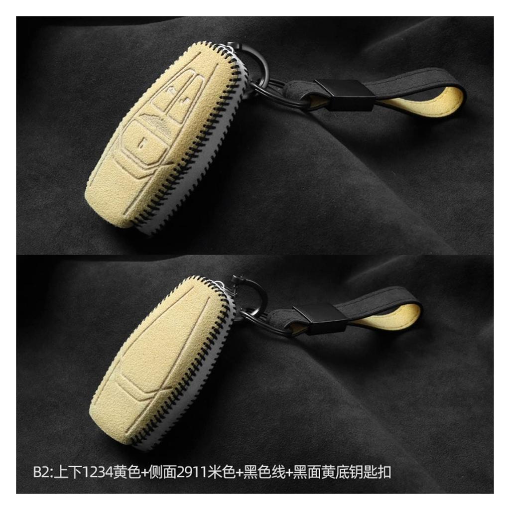Key Case Compatible with Aston Martin DB11 Vantage DBX Customized High End Alcantar Suede