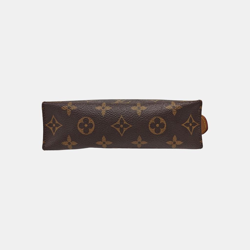 [Pre-Owned] Poche Toilette 19 Classic Monogram Versatile Portable Canvas Toiletry Bag Clutch - Good #5AKDNI