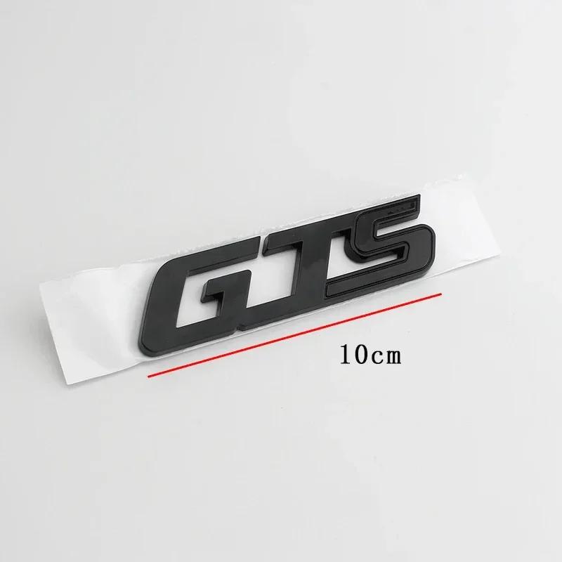 Black ABS Side Fender Emblem Rear Boot Trunk Logo Badge Sticker Decals For Maserati GTS Ghibli Gransport Granlusso Quattroporte