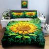 Vibrant sunflower foliage. Bedding Duvet cover sets Duvet covers Pillowcases gifts (1 * Duvet Cover 2 * Pillowcases, without duvet insert)