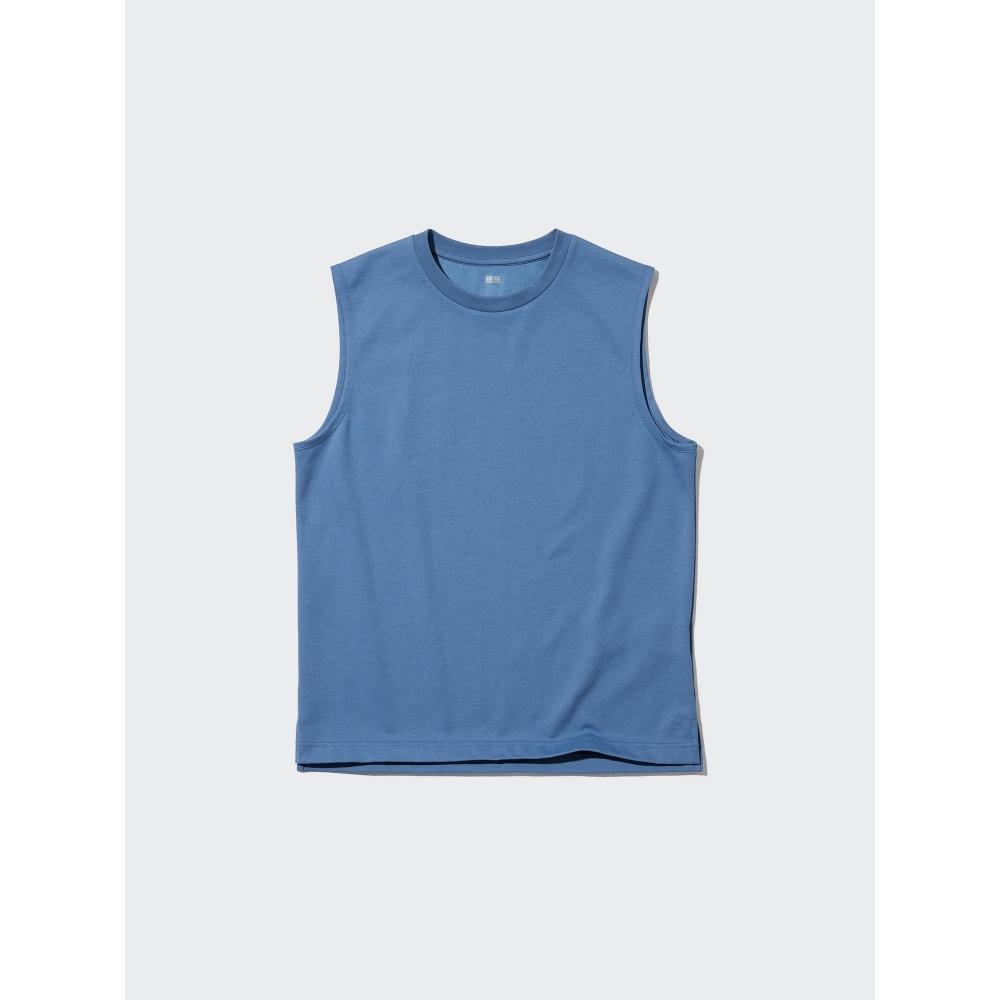 Uniqlo Японская хлопковая майка Air Rhythm без рукавов