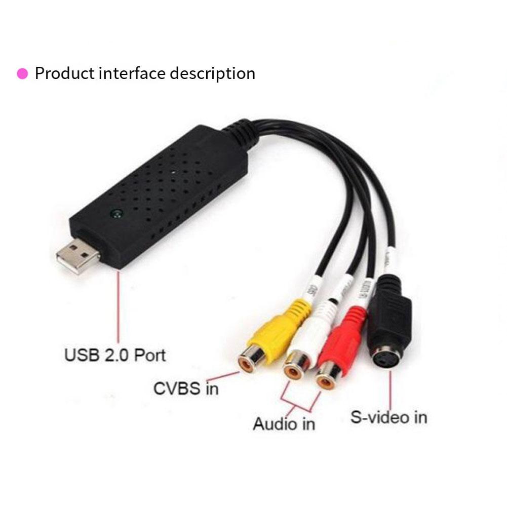 Расписание записей USB 2.0 Видео Аудио Конвертер Карта Видеозахвата