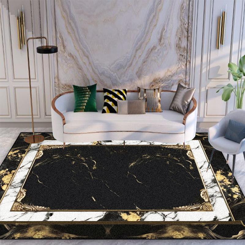 Современные ковры для украшения гостиной, роскошная диванная зона, кофейный столик, нескользящий коврик для пола, дом, спальня, гардеробная, прихожая, мягкие ковры