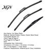 Durable Natural Rubber Wipers 3Pcs/Set Beam Wiper Blades for Chery Tiggo 8 Plus Pro All Weather Performance MAX 2020-2024, 23"+18"+9" Front
