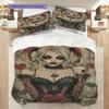 Harley Quinn Queen Hearts Bedding 1 Duvet Cover 2 Pillowcase Without Core Duvet Cover And Pillowcase Bedding Set Soft And Comfortable
