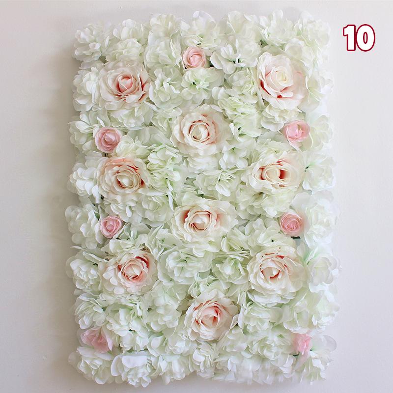 40x60 см романтическая шелковая роза цветок настенное украшение искусственные цветы для дома вечеринка свадьба фон декор цветочная панель