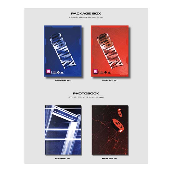 Stray Kids НЕОБЫЧНЫЙ Нормальный (СКАНИРОВАНИЕ вер., MASK OFF вер.)