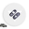 KUTOOK Mini F56 Mini 3-дверный Cooper Запчасти Панель интерьера Панель двери Декоративная накладка