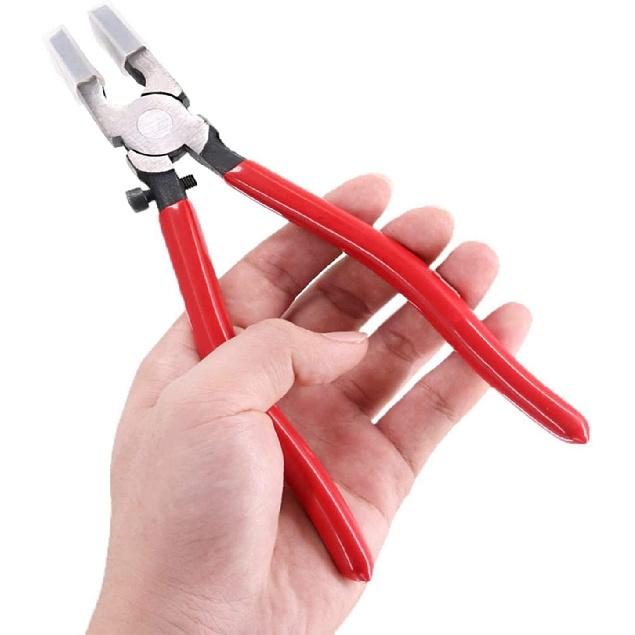 41 Sets Key Fob Hardware And Glass Running Pliers Tool, For Key Fob Hardware Tall, Silver