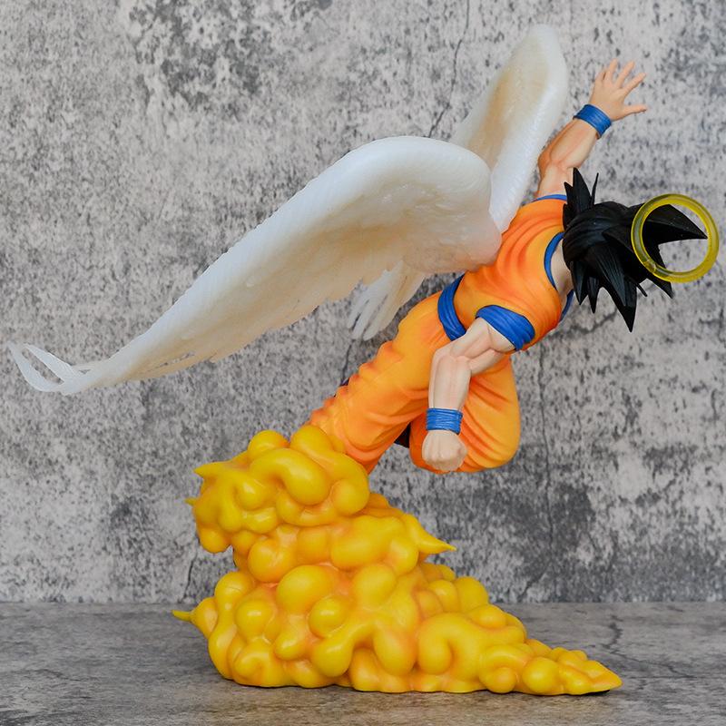 Аниме Dragon Ball Z Супер Сайян Сон Гоку Ангельская Версия. GK ПВХ Фигурка Статуя Коллекция Модель Детские Игрушки Кукла Подарки 29СМ