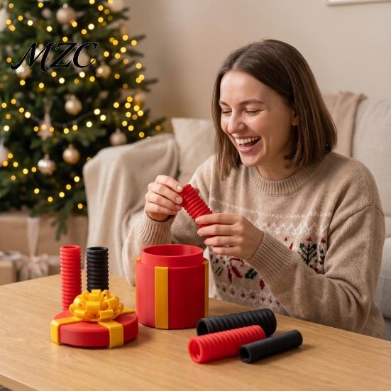 White Elephant Gift Ideas Annoying Nested Screw Box, 10-Layer Prank Puzzle Box for Cash, Christmas Interactive Surprising Reusable Lock Challenge