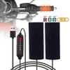 12В USB Электрическая подогреваемая накладка на ручку мотоцикла 3 режима Электрическая подогреваемая накладка на ручку Руль Обогреватель Подогреватель для езды на открытом воздухе