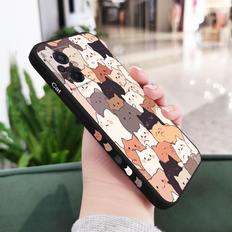 Чехол для телефона 'Кот на стопке' для Xiaomi Poco F8 F7 X7 X6 M5 M5S F5 X5 F4 X4 M4 F3 M3 X3 F2 Pro X2 4G 5G GT NFC Силиконовая крышка