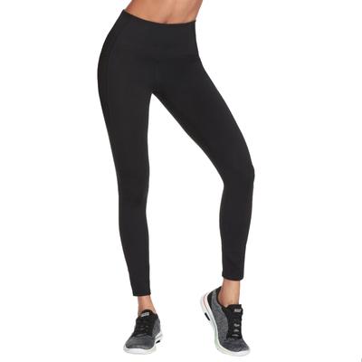 Skechers Леггинсы Go Walk с высокой талией, женские черные леггинсы