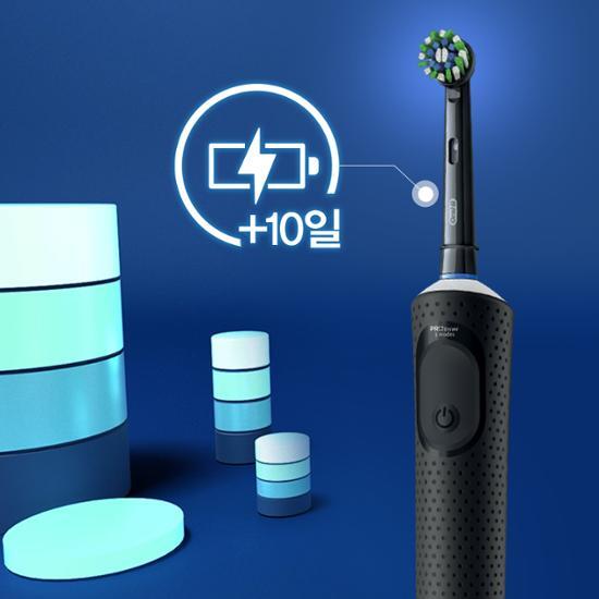 Oral-B D103 Vitality Pro Crossaction Черная Электрическая Зубная Щетка