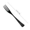 1-Piece Mirror Black Cutlery Set 18/10 Stainless Steel Western Food Tableware Sets Butter Fork Spoon Dinnerware
