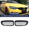 2 PCS Front Bumper Diamond Kidney Grill Racing Grille for BMW F32 F33 F36 F80 F82 2013-2018 Cabriolet Coupe 425i 430i 440i