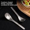 Light Luxury Food Coffee Spoon Portable Titanium Spoon High Quality Picnic Soup Dessert Tools