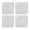 4PCS Metal Electrical Box Cover Plates 4 Inch Galvanized Iron Electric Junction Box Panel Cover for