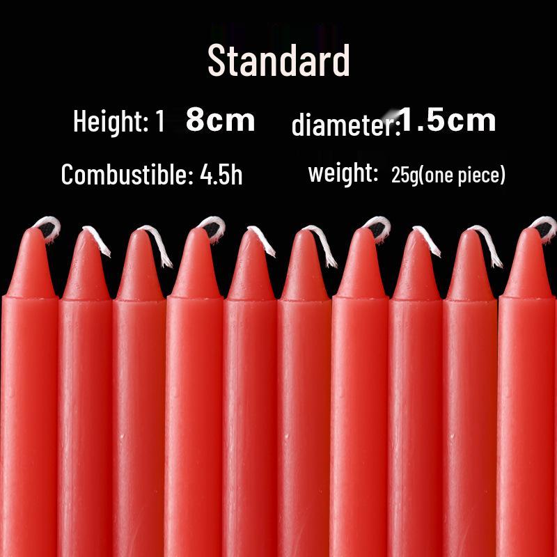 Красные и белые бездымные, без запаха аварийные свечи - устойчивые к прогоранию, с хлопковым фитилем, аварийное освещение