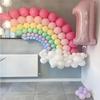 Macaron Радужные воздушные шары, комплект гирлянд, вечерние латексные конфетные шары для детского душа, свадьбы, дня рождения, детские игрушки