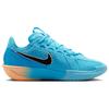 Nike Мужские кроссовки Air Zoom GT Cut 3 EP Blue Fury, черные, с мандариновым оттенком DV2918-404