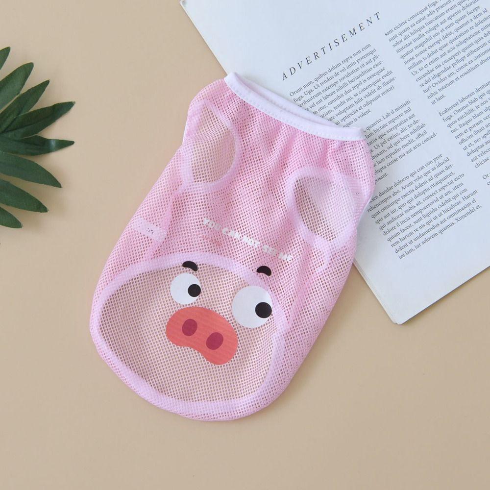 Дышащая сетчатая майка для собак из полиэстера, солнцезащитная одежда для собак, тонкий летний жилет для кошек