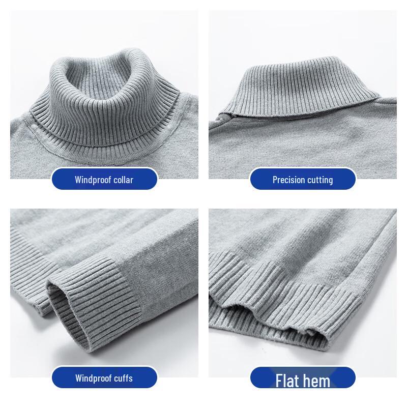 JEANSWEST Men's Turtleneck Sweater