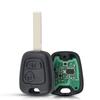 KEYYOU 1Pcs Remote Car Key 433mhz ID46 For Peugeot 106 107 206 306 307 207 407 Partner For Citroen C1 C2 C3 C4 Saxo Picasso