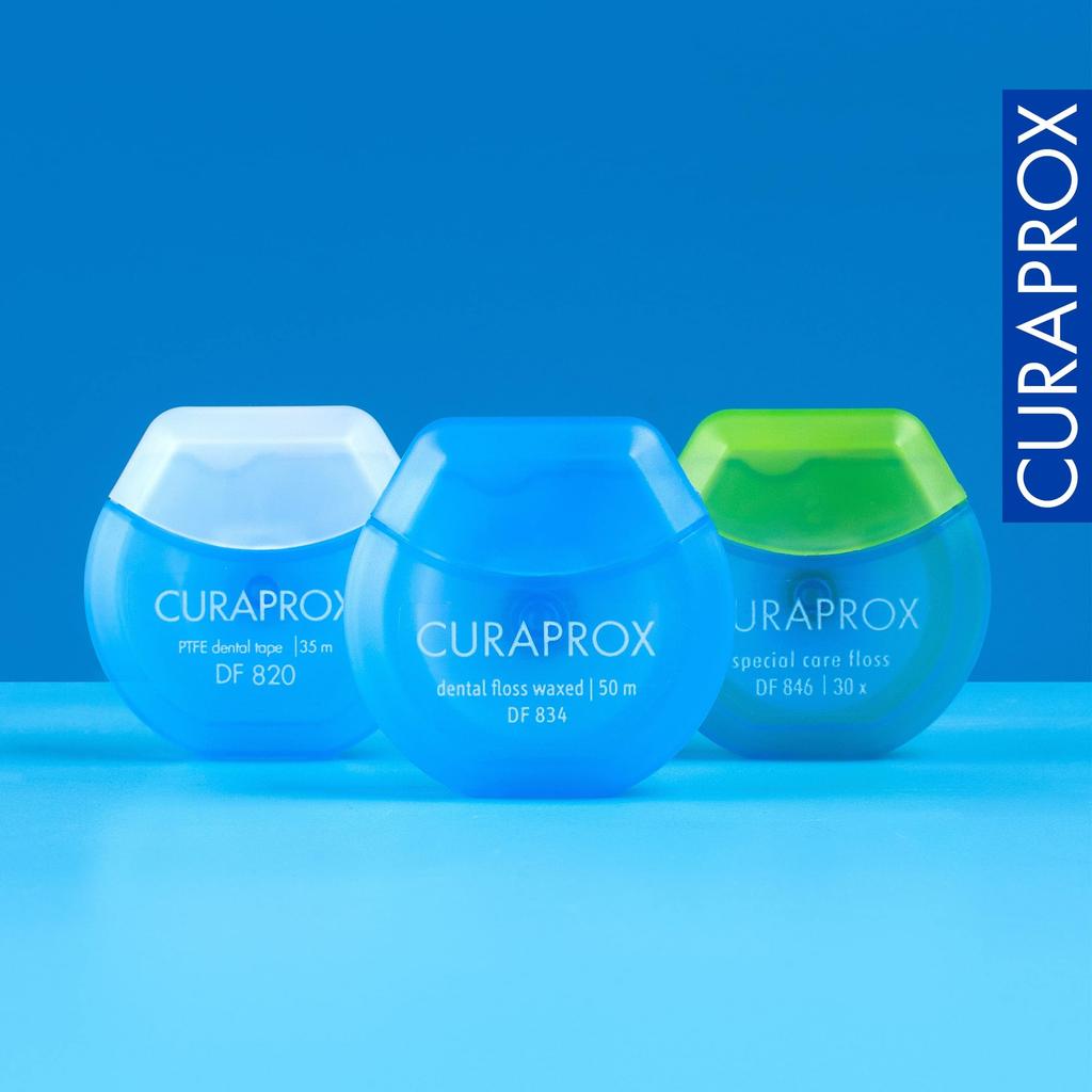 Curaprox Зубная нить 834 Мятная 50 м
