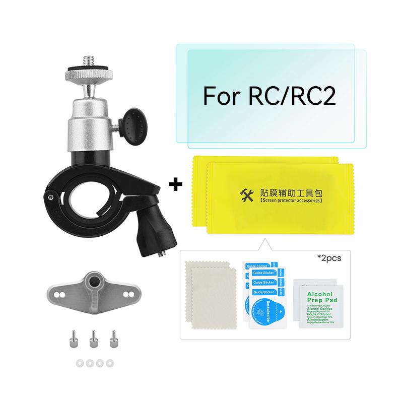 RC RC2 Remote Control Bike Holder Bar Hand Mount Bicycle Cell Phone Holder Clip RC Holder for DJI Mini 3 4 Pro Drone Accessory