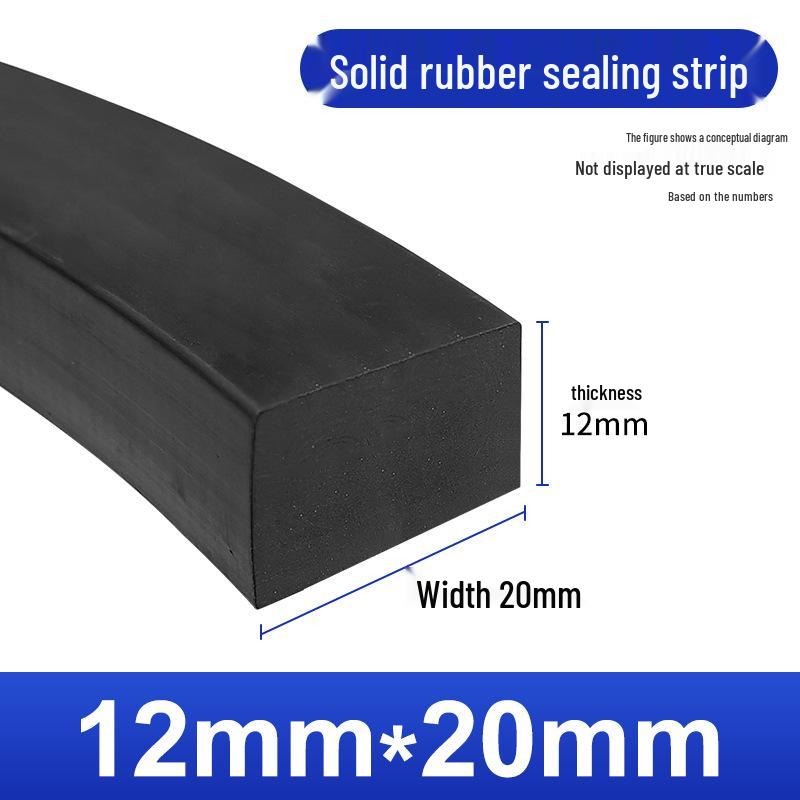 Nitrile Rubber Strip: Oil & Pressure-Resistant Shock Absorbing Glass Pad for Sealing & Joint Support