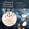 Friendship Ornament 2025 – Best Friend Ornament, Our Laughs are Limitless, Our Memories are Countless, Our Friendship is Endless –Gift for