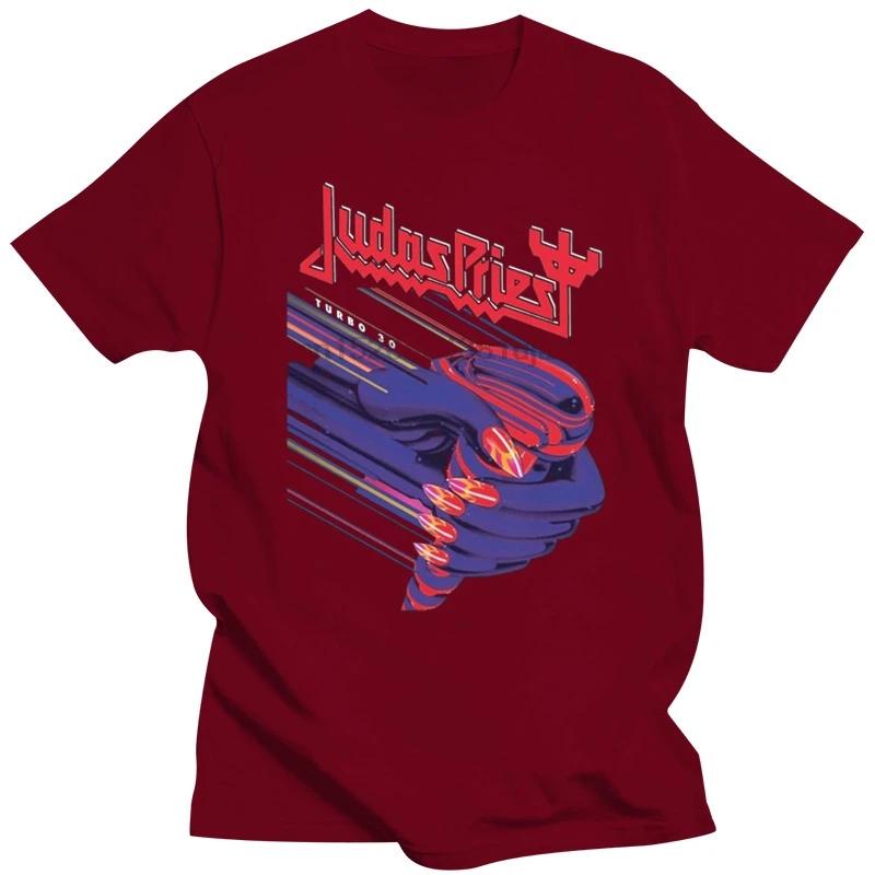Judas Priest - Turbo 30 Совершенно новая мужская черная футболка Размеры S-M-L-XL-XXL