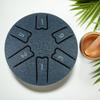 Steel Tongue Drum 3 Inches 6 Notes Yoga Meditation Rain Drum Mini Handpan Drum with Drumstick Percussion Musical Instruments