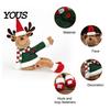Сезонные оконные украшения Рождественские шторные подхваты, Крепления Санта-Клауса, снеговика, оленя, Пряжки, Праздничный декор для дома, Праздничной вечеринки