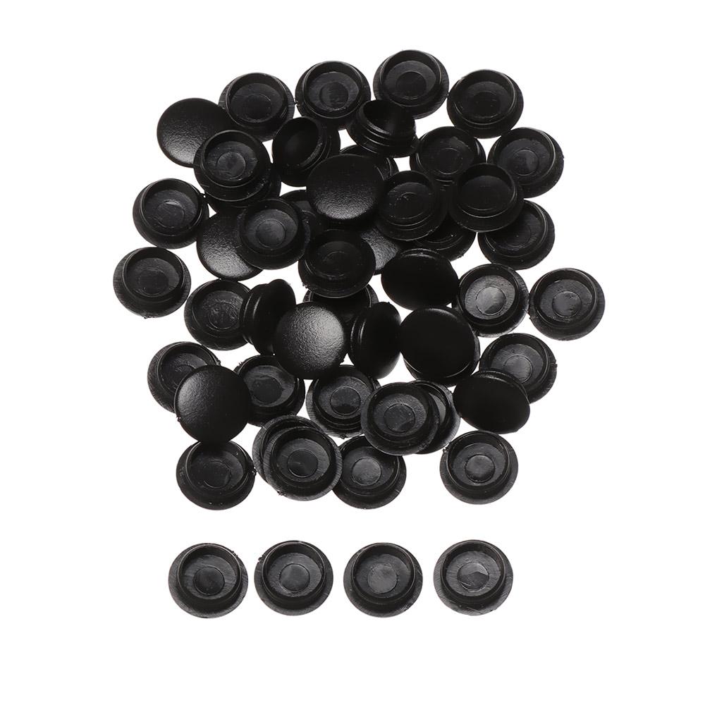 50Pcs Practical Exterior Hole Ornament Hardware Screw Decor Furniture Hole Covers Protective Cap Dust Plug Stopper