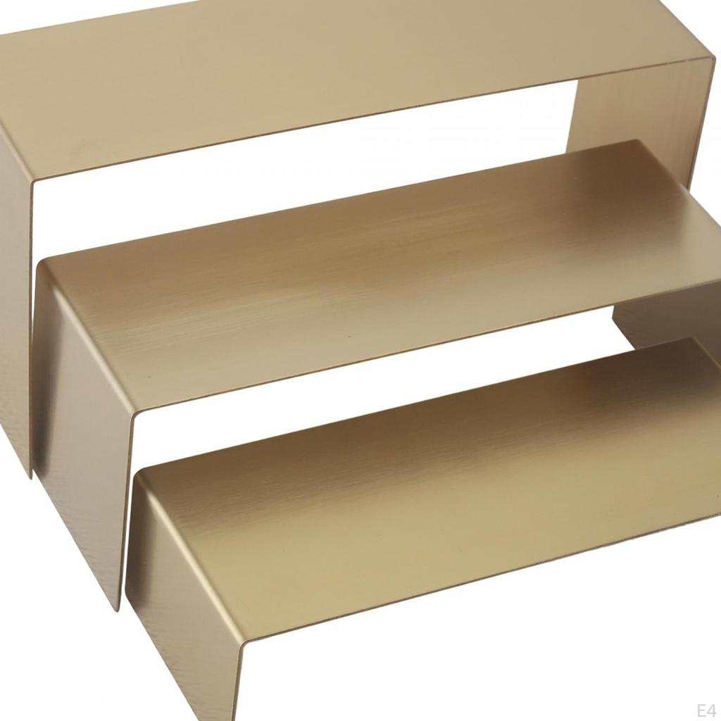 3 предмета кошелек парфюмерный дисплей Riser Стенд произведения искусства ремесла настольный органайзер для дома и