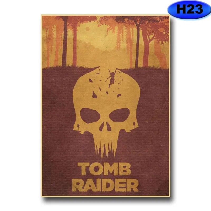 Современное украшение для дома, живопись, HD принты, постеры с видеоиграми, крафт-бумага, винтажный плакат, настенная наклейка, декор для комнаты, бара, кафе