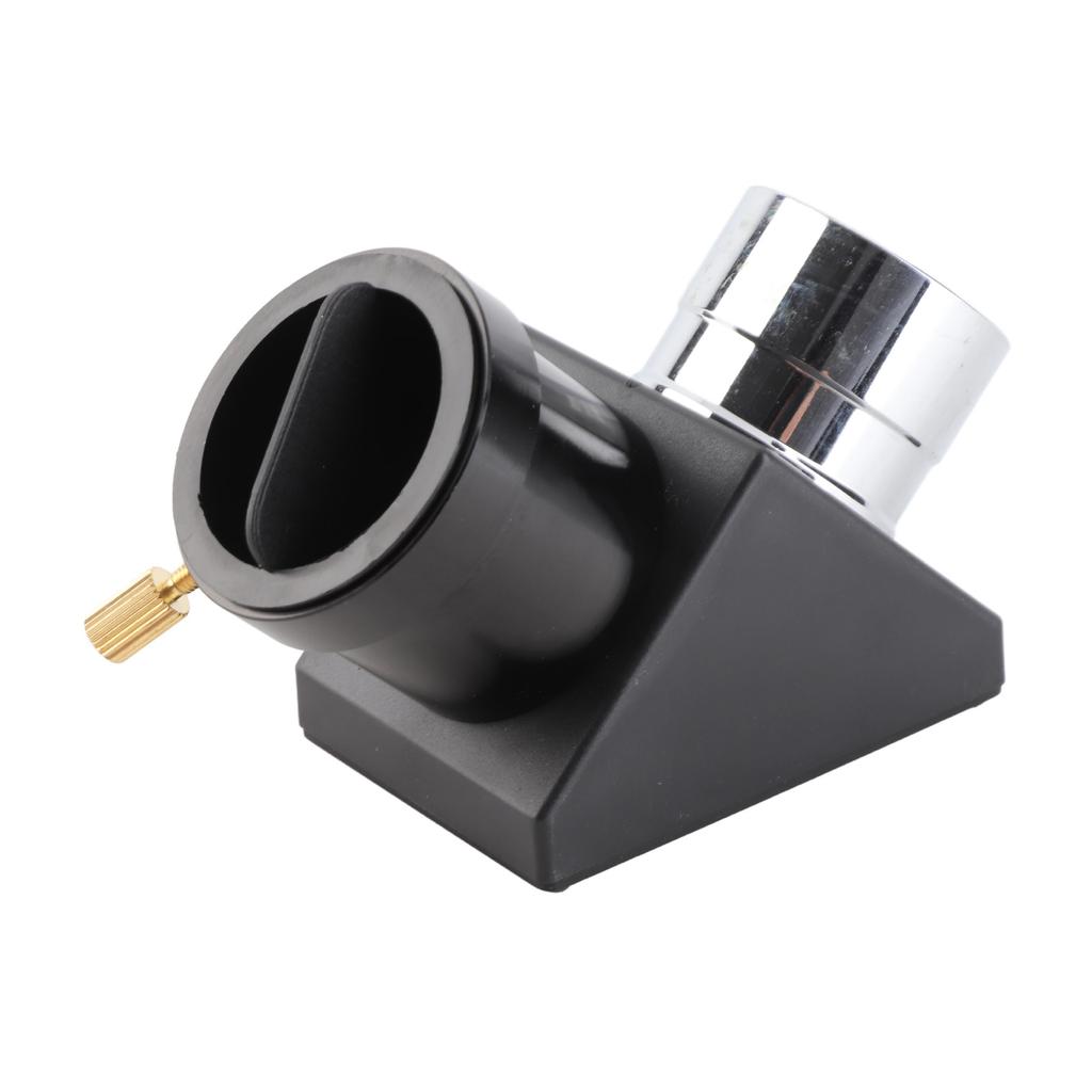 Astronomical Telescope Eyepiece Prism 90 Degree Lens 1.25IN Diagonal Mirror Prism for Refractor Cassegrain Telescope